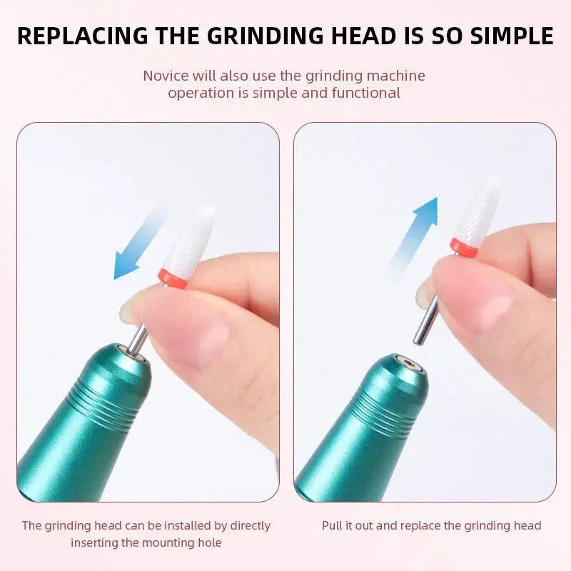 Wireless Nail Drill Pen 35000RPM USB Rechargeable - Mekamart Australia