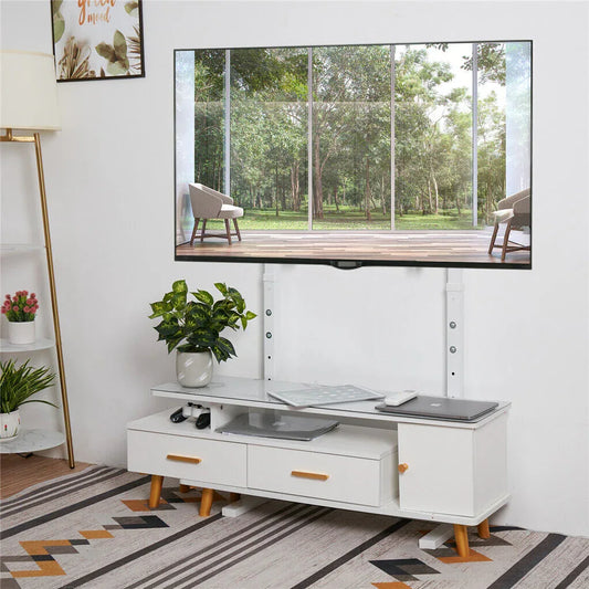 Universal TV Stand Base for 32-100 Adjustable Floor Mount - Mekamart Australia