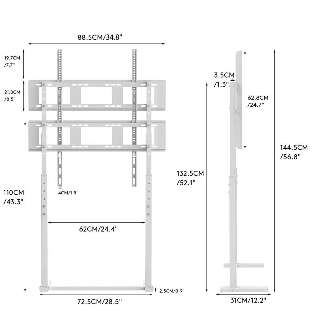 Universal TV Stand Base for 32-100 Adjustable Floor Mount - Mekamart Australia