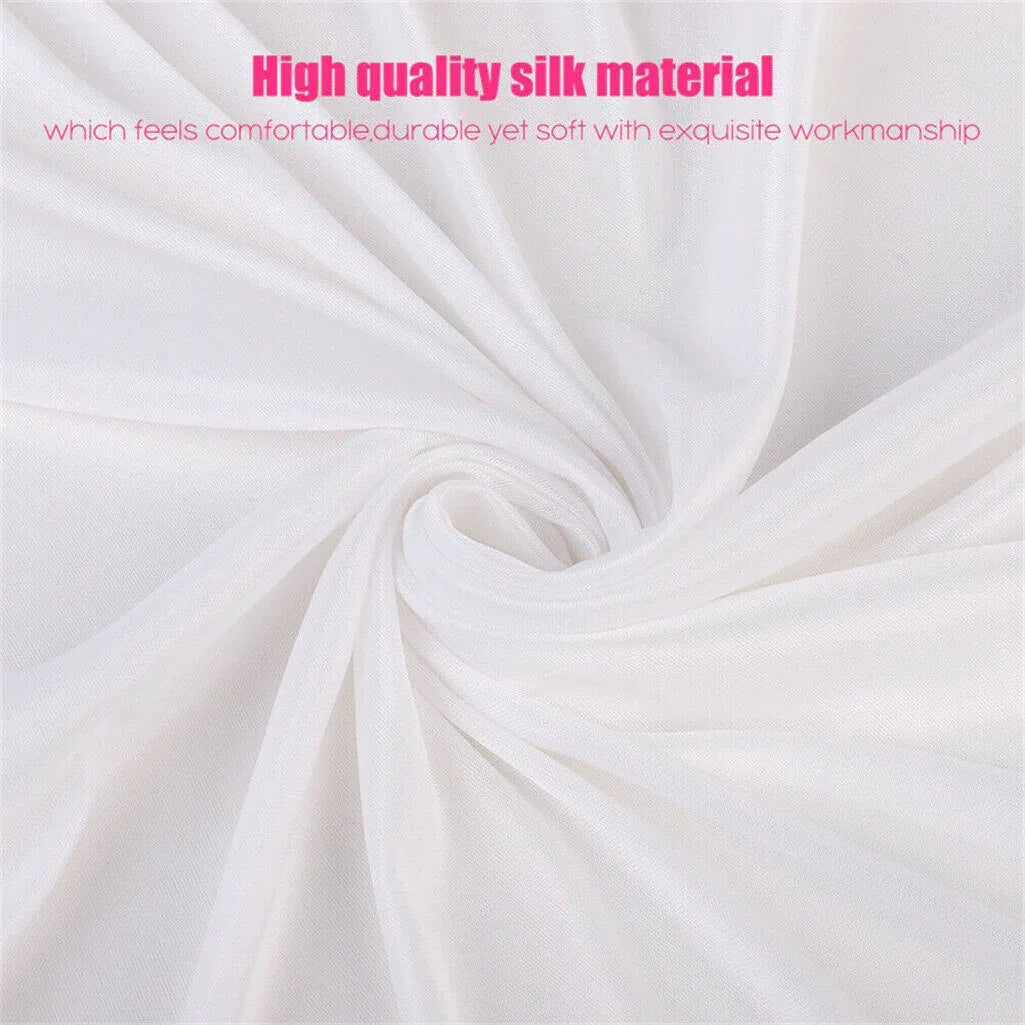 3x6m White Stage Curtain Backdrop - Mekamart Australia