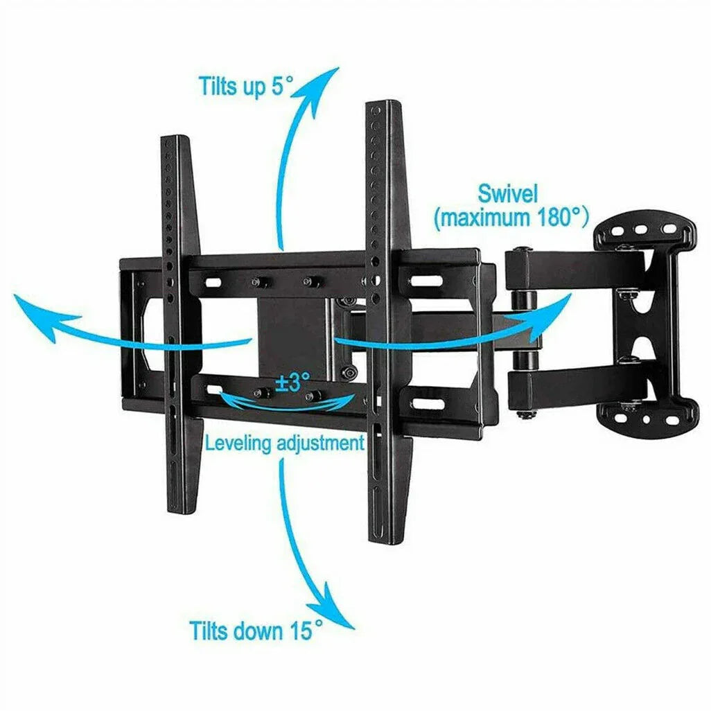 Full Motion TV Wall Mount Bracket 27-55 for Samsung TCL Hisense - Mekamart Australia