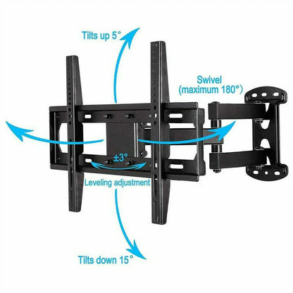 Full Motion TV Wall Mount Bracket 27-55 for Samsung TCL Hisense - Mekamart Australia