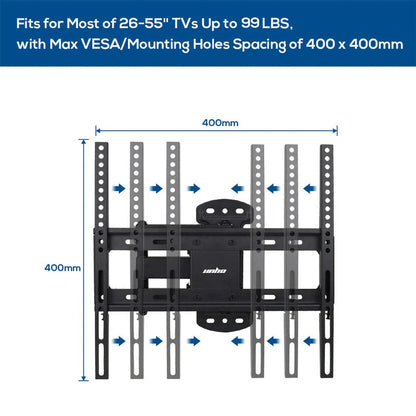 Full Motion TV Wall Mount Bracket 27-55 for Samsung TCL Hisense - Mekamart Australia