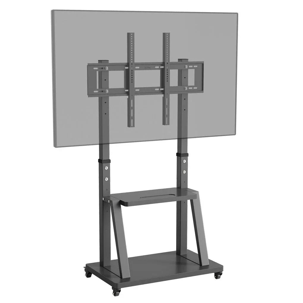 32-100 Heavy Duty TV Wall Mount with Shelf & Wheels - Mekamart Australia