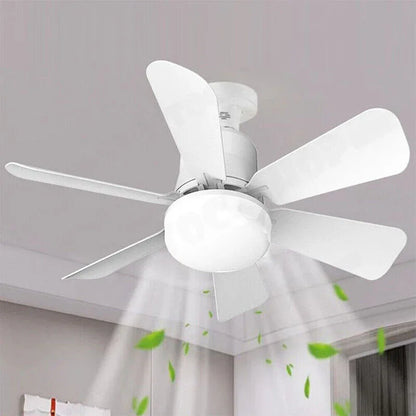 16.5 Ceiling Fan with LED Light 3-Speed Remote Control - Mekamart Australia