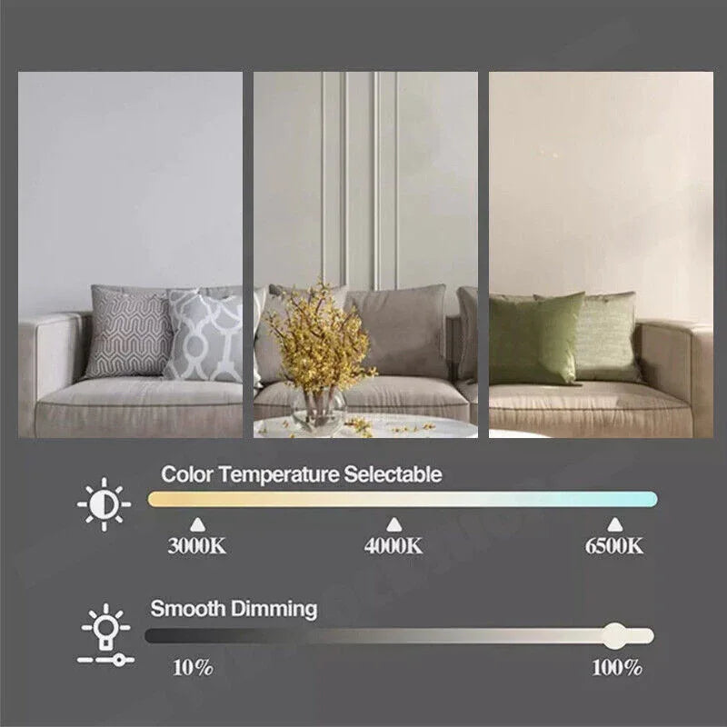 16.5 Ceiling Fan with LED Light 3-Speed Remote Control - Mekamart Australia