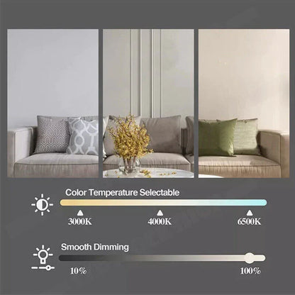 16.5 Ceiling Fan with LED Light 3-Speed Remote Control - Mekamart Australia