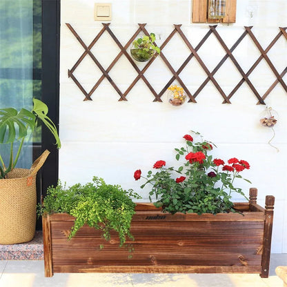Large Raised Garden Bed Wooden Planter 90x30x33cm - Mekamart Australia
