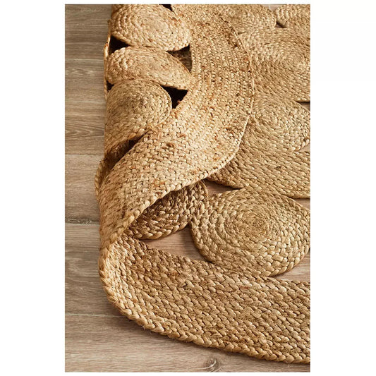 Atrium pilu natural rug 200 x 200cm - Mekamart Australia