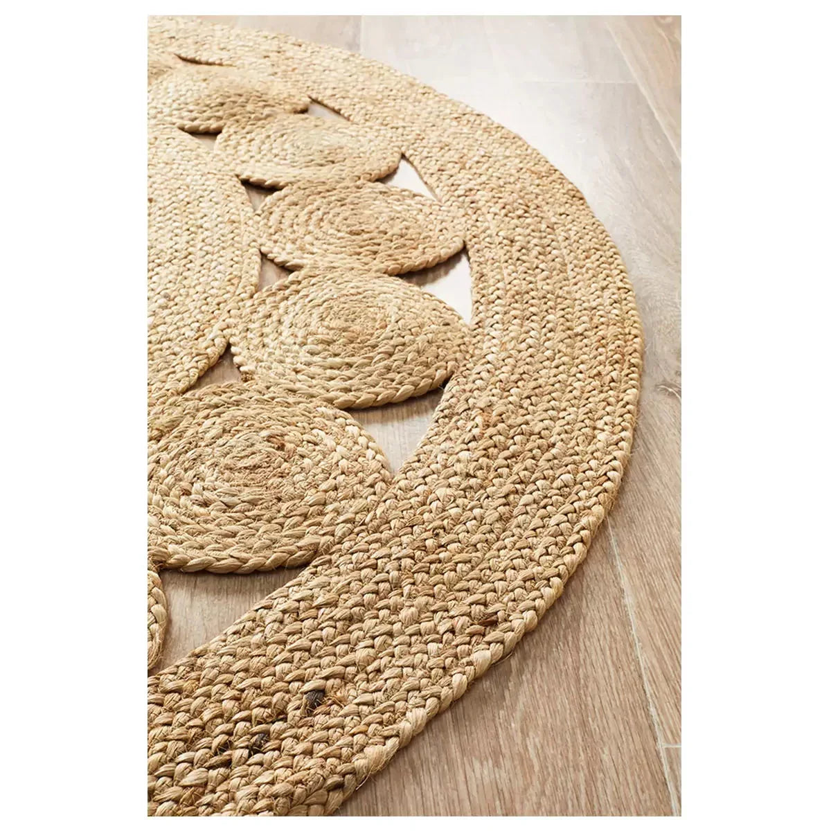 Atrium pilu natural rug 200 x 200cm - Mekamart Australia