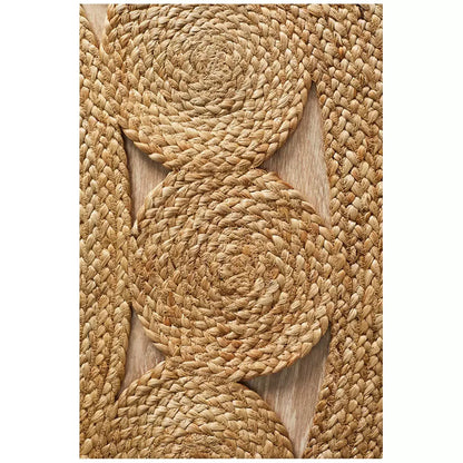 Atrium pilu natural rug 200 x 200cm - Mekamart Australia