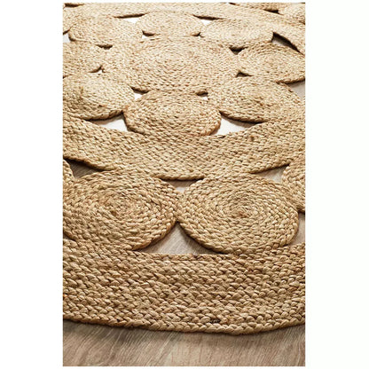 Atrium pilu natural rug 200 x 200cm - Mekamart Australia