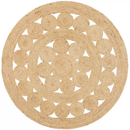 Atrium pilu natural rug 200 x 200cm - Mekamart Australia