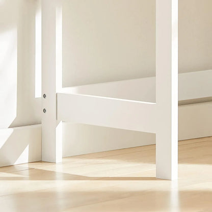 Small White Desk with Drawer Hooks - Mekamart Australia