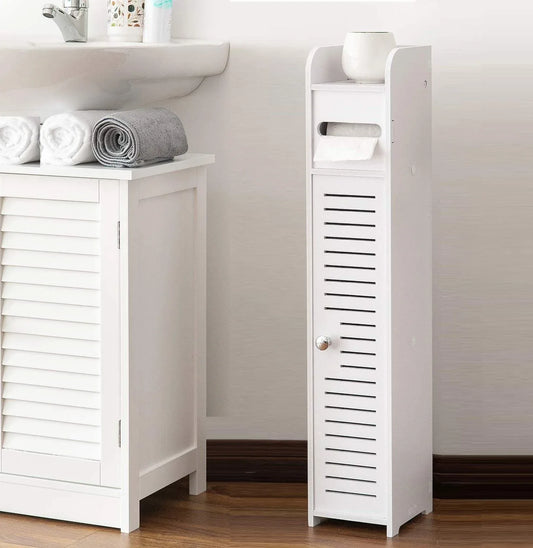 Toilet Paper Roll Holder for Bathroom (White, 80 cm) - Mekamart Australia