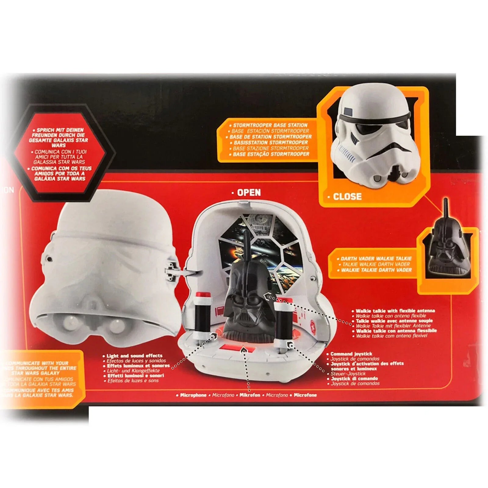 Star Wars Storm Trooper Darth Vader Base Station Light & Sound Talk 6+ - Mekamart Australia