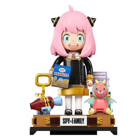 Kalos 31cm Anya Forger Face Changing Building Block Figure Spy X Family - Mekamart Australia