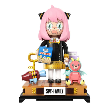 Kalos 31cm Anya Forger Face Changing Building Block Figure Spy X Family - Mekamart Australia