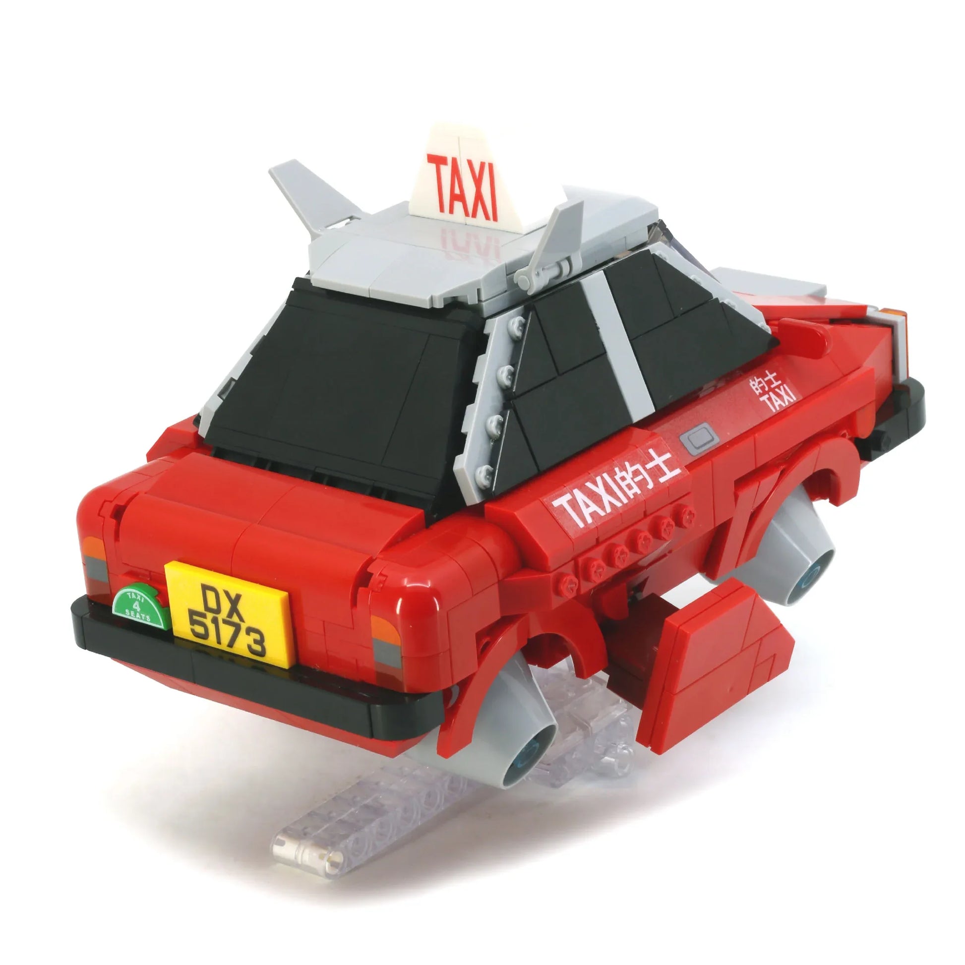 Kalos Hong Kong Machines Robot Red Taxi Building Block Set 586pcs 14+ - Mekamart Australia