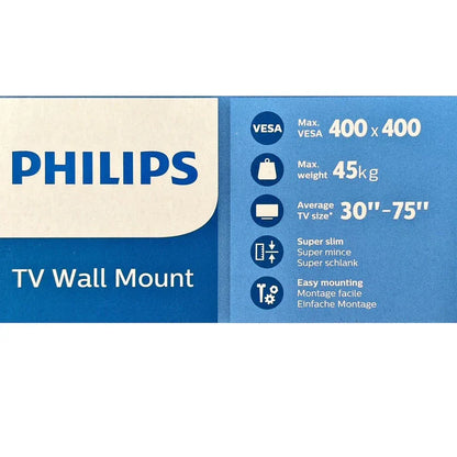 Philips Tilt TV Monitor Wall Mount Bracket for 32 40 55 65 70 75 Inch Universal SQM7442 - Mekamart Australia
