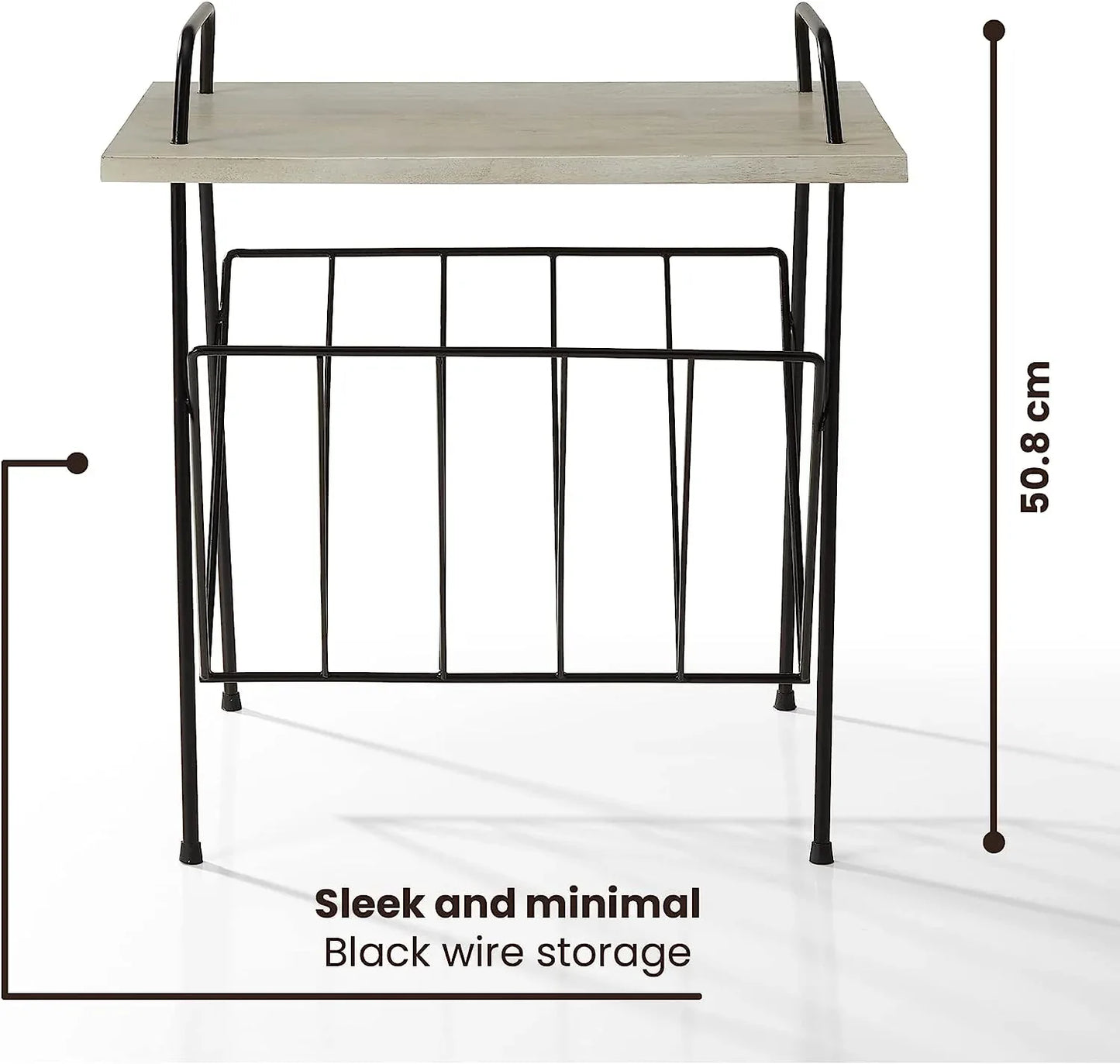 Crosley Wiltshire Turntable Stand Modern Retro White Wash Wood - Mekamart Australia