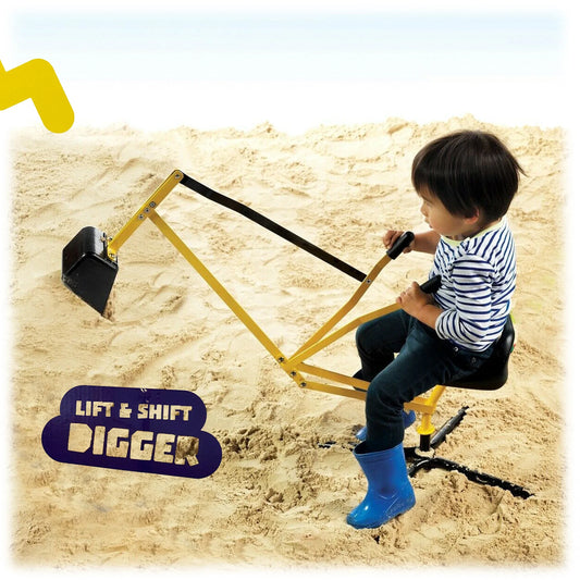 Multi Action Metal Sand Digger Backyard Sandpit Toy - Mekamart Australia