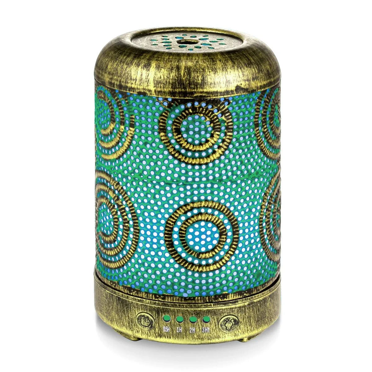 activiva 100ml Metal Essential Oil and Aroma Diffuser-Vintage Gold - Mekamart Australia