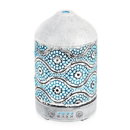 activiva 100ml Metal Essential Oil and Aroma Diffuser-Vintage White - Mekamart Australia