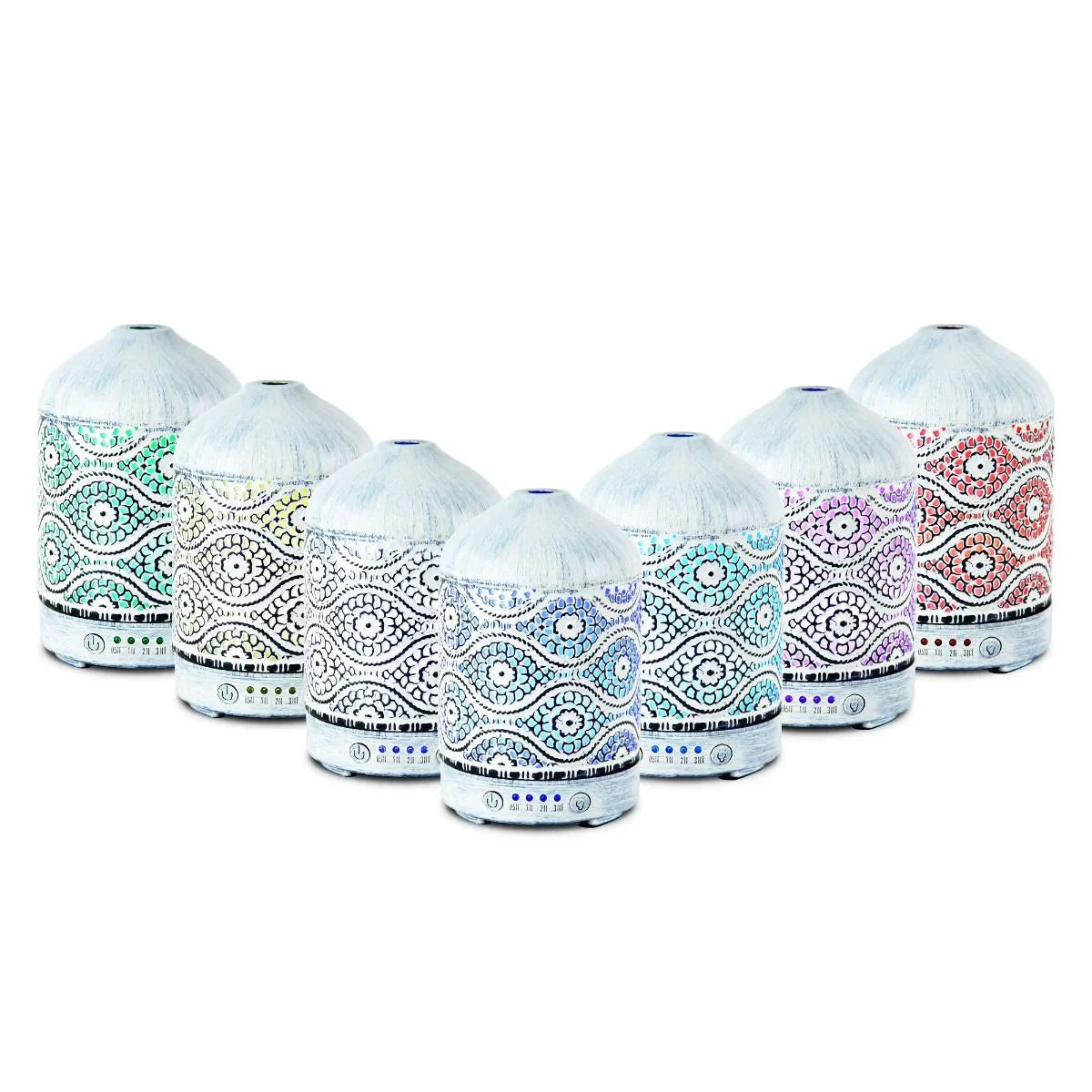 activiva 100ml Metal Essential Oil and Aroma Diffuser-Vintage White - Mekamart Australia