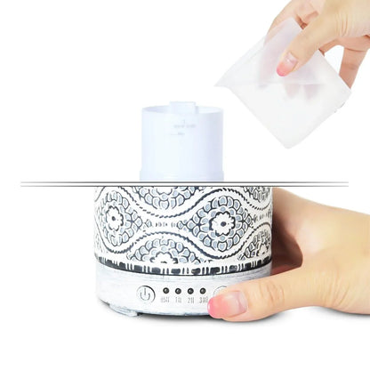 activiva 100ml Metal Essential Oil and Aroma Diffuser-Vintage White - Mekamart Australia