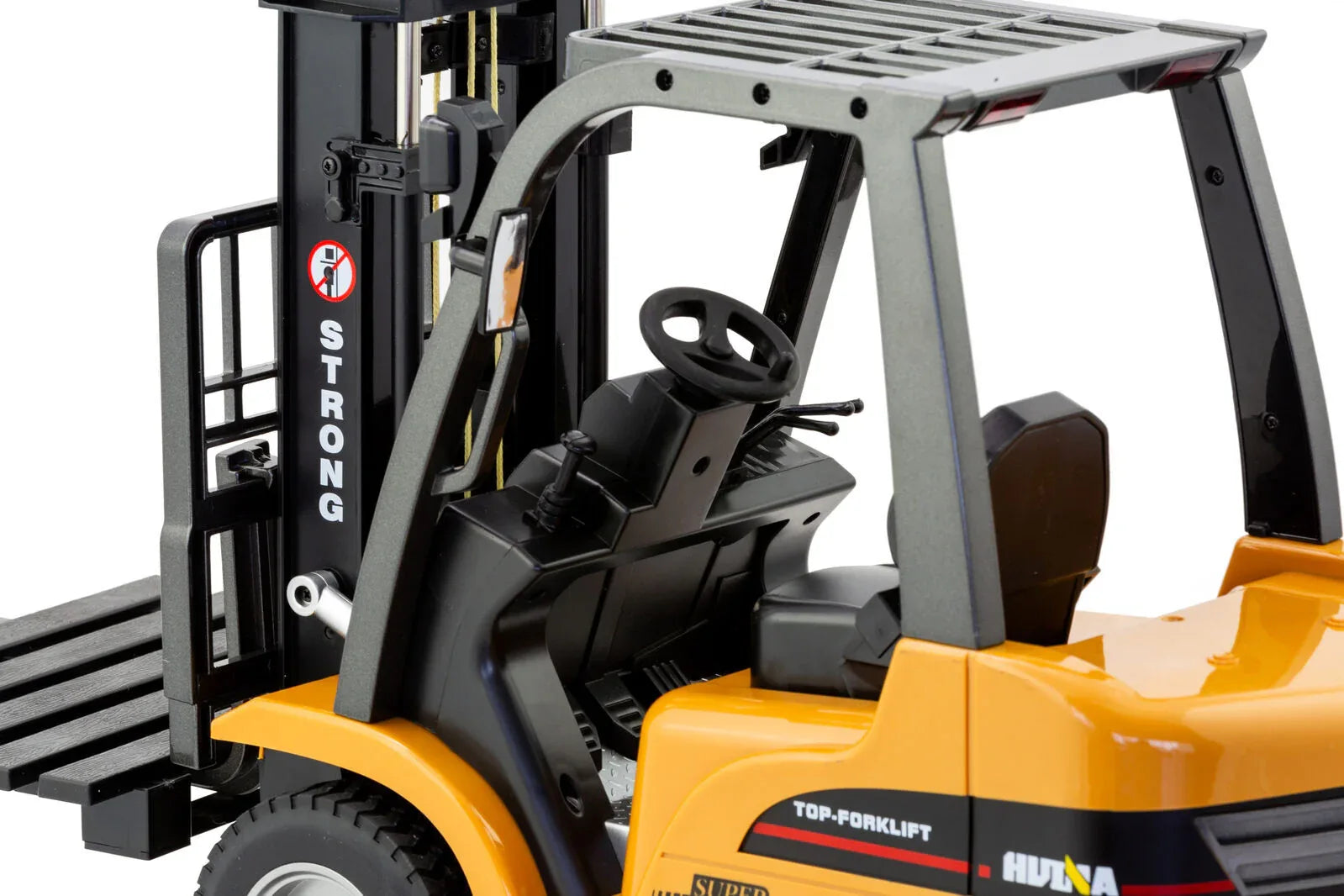 1:10 Scale 2.4G 8-Channel Metal Remote Control Forklift Construction Vehicle with Lifting Function & Sound - Mekamart Australia