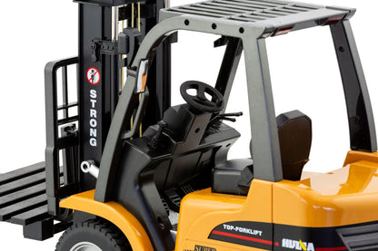 1:10 Scale 2.4G 8-Channel Metal Remote Control Forklift Construction Vehicle with Lifting Function & Sound - Mekamart Australia