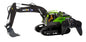 1:18 Scale 13-Channel Alloy Remote Control Excavator Construction Vehicle with Lights, Sound and Steam - Mekamart Australia