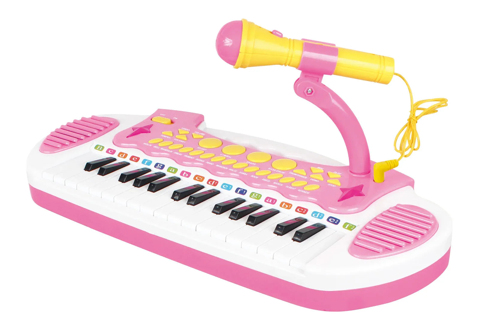 Children's Electronic Keyboard with Stand (Pink) Musical Instrument Toy - Mekamart Australia