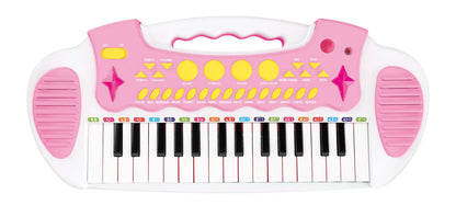 Children's Electronic Keyboard with Stand (Pink) Musical Instrument Toy - Mekamart Australia