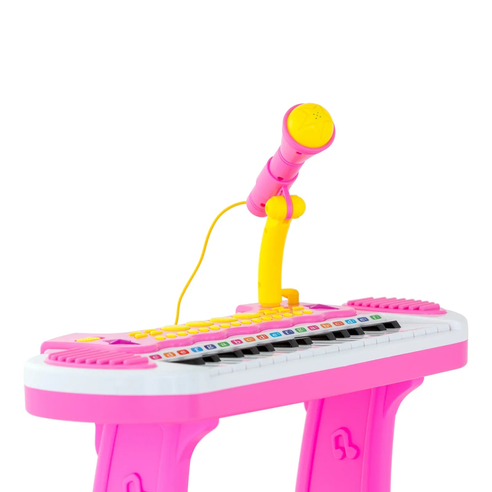 Children's Electronic Keyboard with Stand (Pink) Musical Instrument Toy - Mekamart Australia
