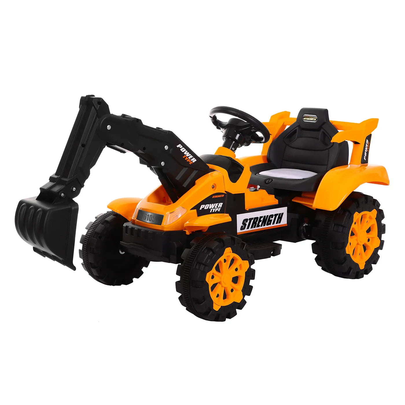 Children's Electronic Ride-on Excavator & Dump Truck, 30kg Capacity - Mekamart Australia