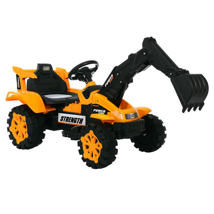 Children's Electronic Ride-on Excavator & Dump Truck, 30kg Capacity - Mekamart Australia