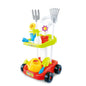 Children's Gardening Trolley Set with Fake Garden Tools for Toddlers - Mekamart Australia