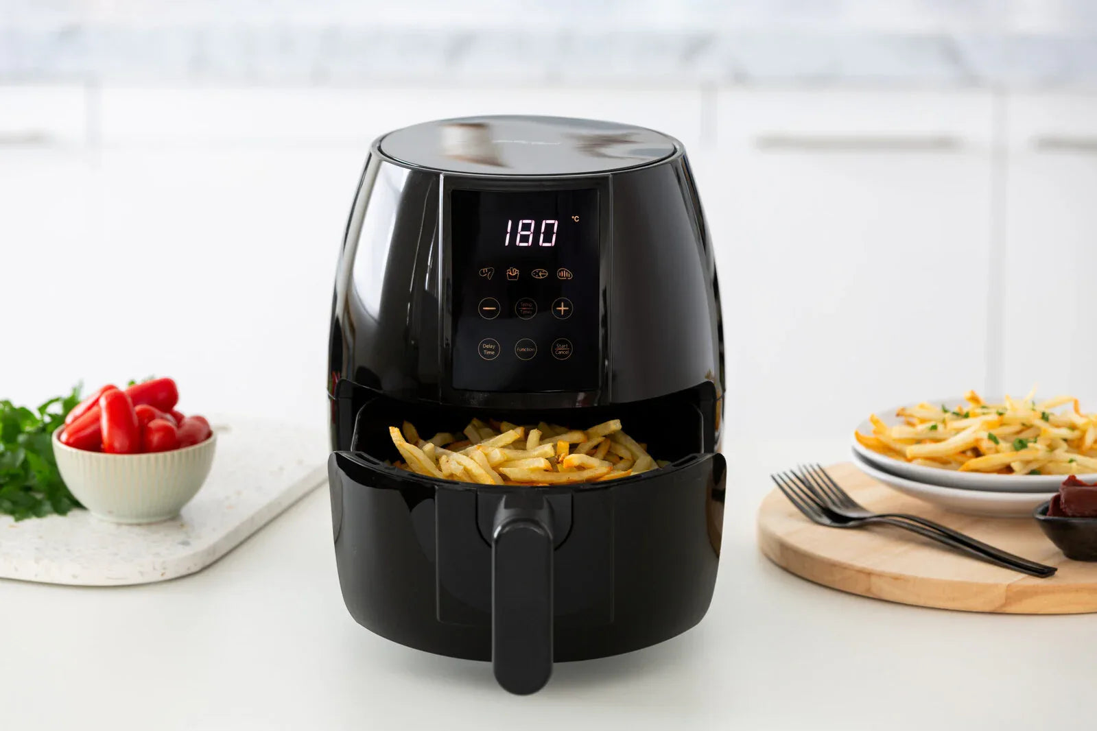 3L Digital Air Fryer w/ 200 C, Non-Stick & Removable Basket - Mekamart Australia