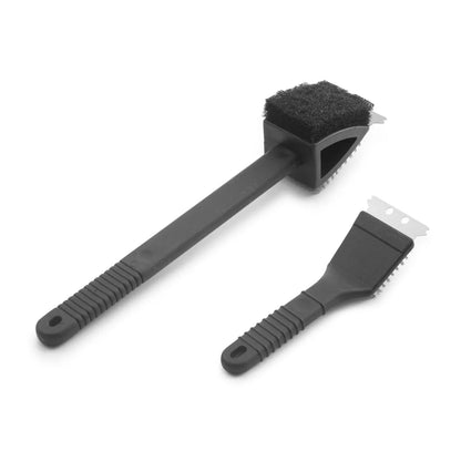 Stainless Steel BBQ Brush and Scraper Blade - Mekamart Australia