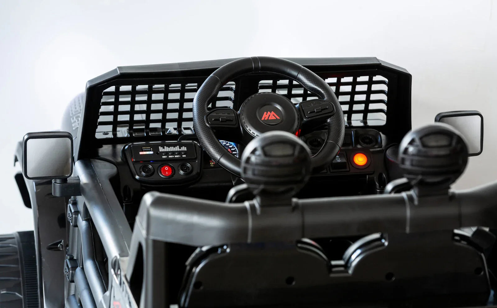 Jeep Inspired Remote Controlled Ride-on Electric Car (Black) - Mekamart Australia