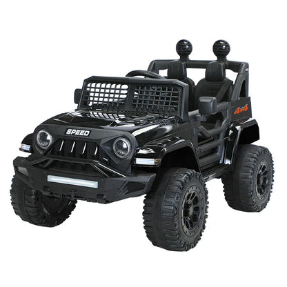 Jeep Inspired Remote Controlled Ride-on Electric Car (Black) - Mekamart Australia