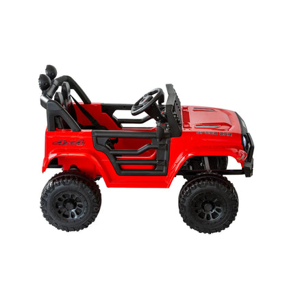 Jeep Inspired Remote Controlled Ride-on Electric Car (Red) - Mekamart Australia