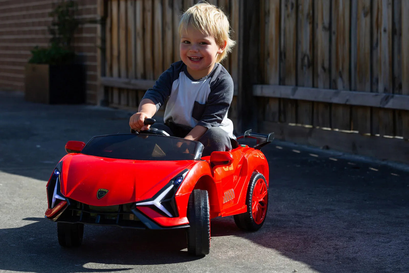 Ferrari Inspired 12V Ride-on Electric Car with Remote Control - Red - Mekamart Australia