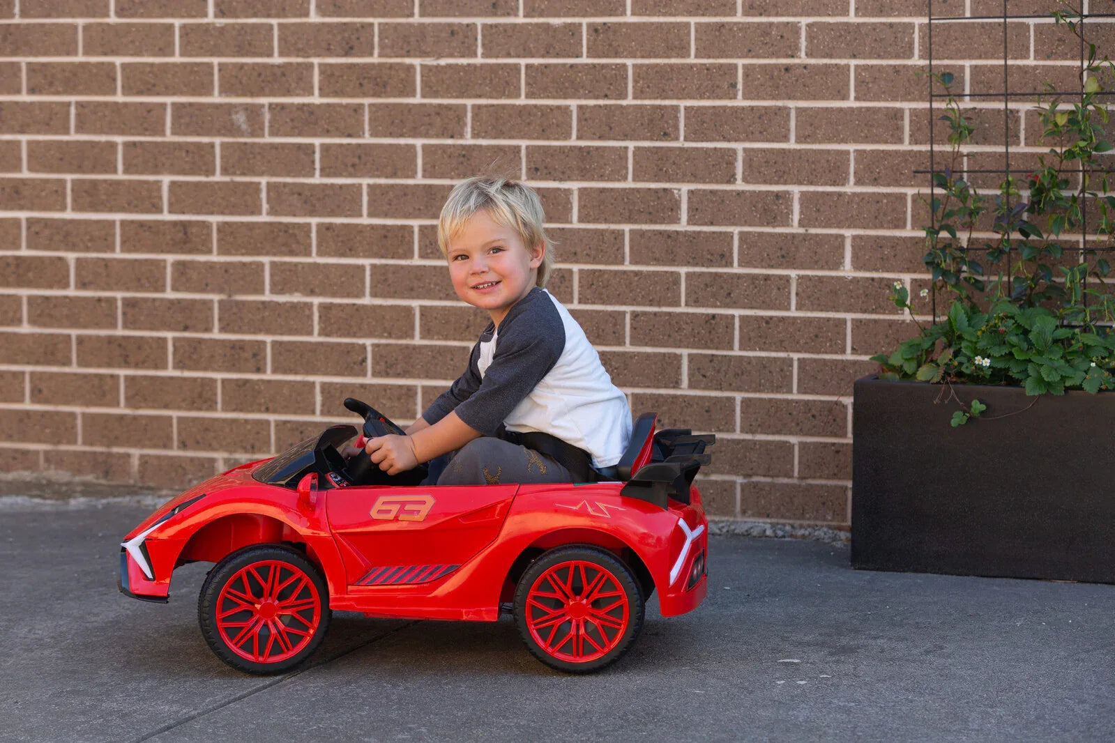Ferrari Inspired 12V Ride-on Electric Car with Remote Control - Red - Mekamart Australia