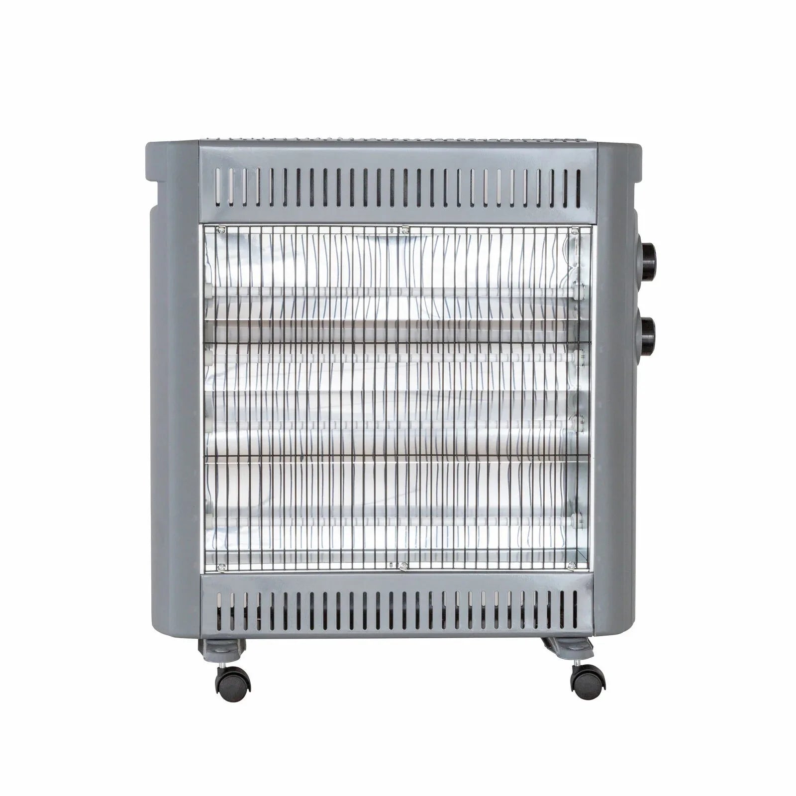 2200W Quartz Infrared Radiant Heater with Adjustable Thermostat and 2 Power Settings - Mekamart Australia
