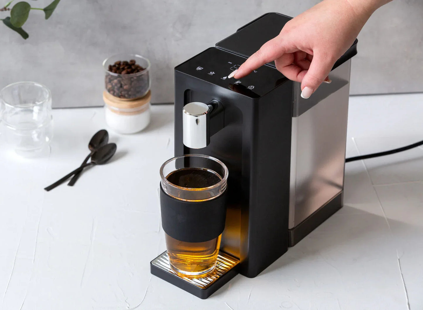 Instant Hot Water Dispenser 3L - One-Touch Operation with Adjustable Temperature & Cup Sizes - Mekamart Australia