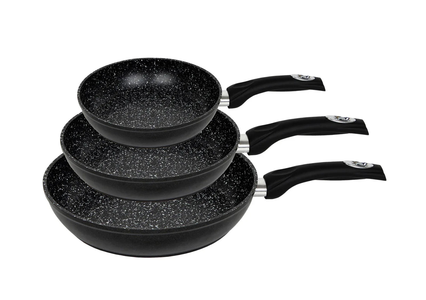 3-Piece Forged Frypan Set with Non-stick Coating - Mekamart Australia
