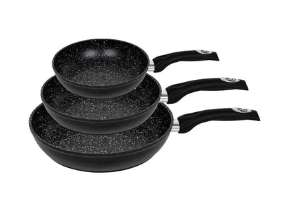 3-Piece Forged Frypan Set with Non-stick Coating - Mekamart Australia